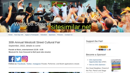 westcottstreetfair.org alternative sites