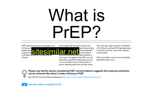 whatisprep.org alternative sites