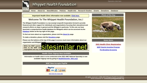 whippethealth.org alternative sites