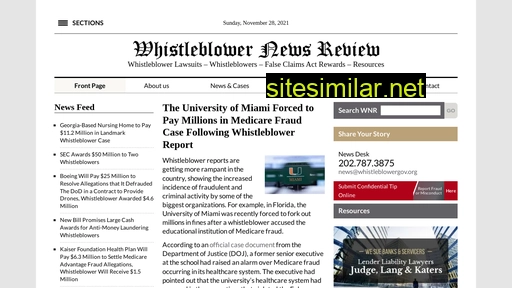 whistleblowergov.org alternative sites