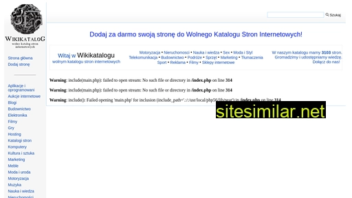 Wikikatalog similar sites