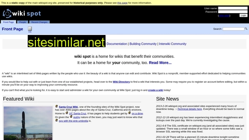 wikispot.org alternative sites