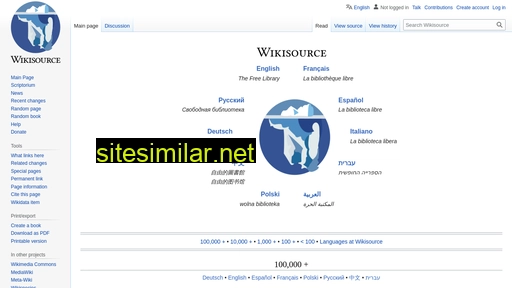 Wikisource similar sites