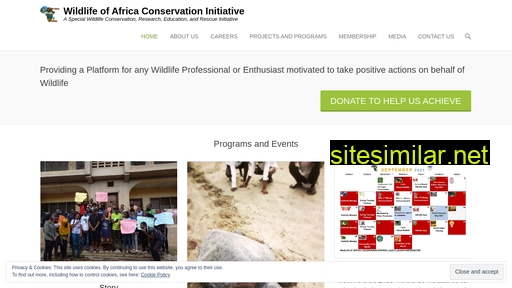 wildlifeafrica.org alternative sites