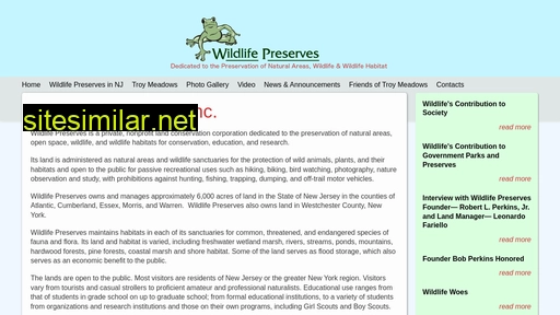 wildlifepreserves.org alternative sites