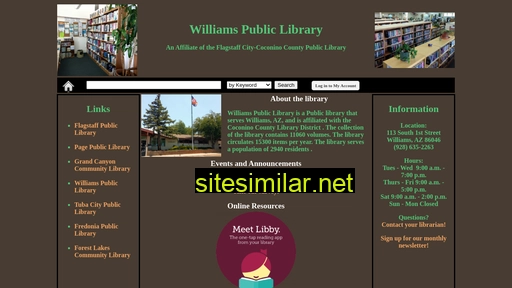 williamspubliclibrary.org alternative sites