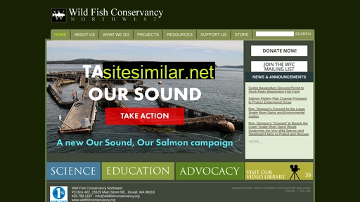 wildfishconservancy.org alternative sites