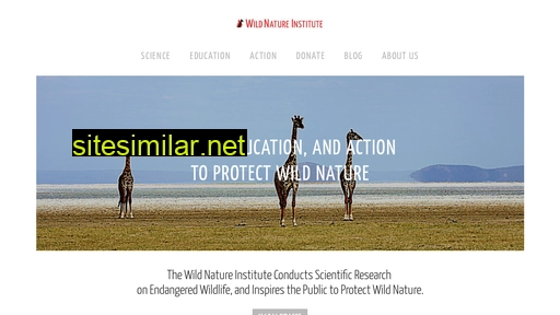 wildnatureinstitute.org alternative sites