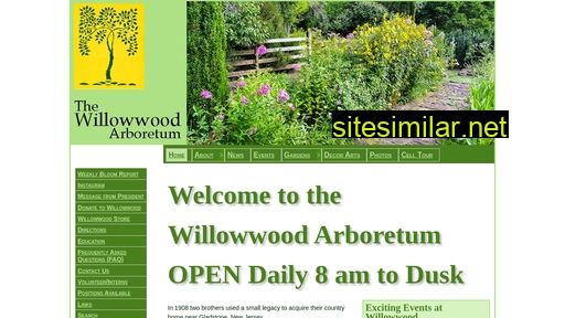 willowwoodarboretum.org alternative sites