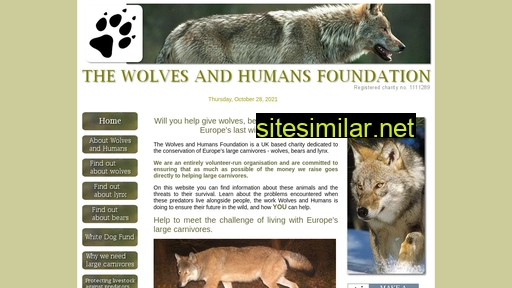 wolvesandhumans.org alternative sites
