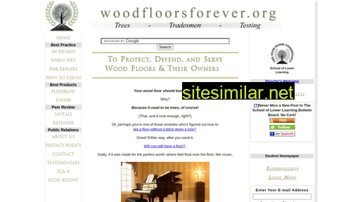 woodfloorconservancy.org alternative sites