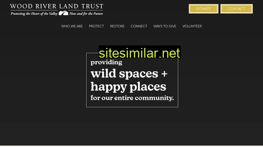woodriverlandtrust.org alternative sites