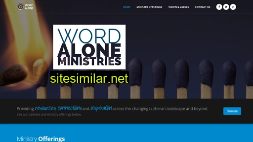 wordalone.org alternative sites