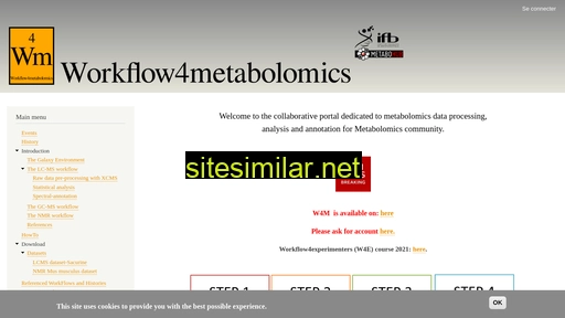 Workflow4metabolomics similar sites