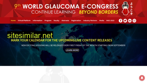worldglaucomacongress.org alternative sites