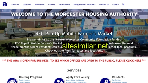 worcesterha.org alternative sites