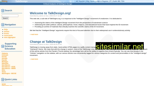 www2.talkdesign.org alternative sites