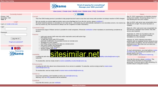 xname.org alternative sites