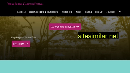 ybgfestival.org alternative sites
