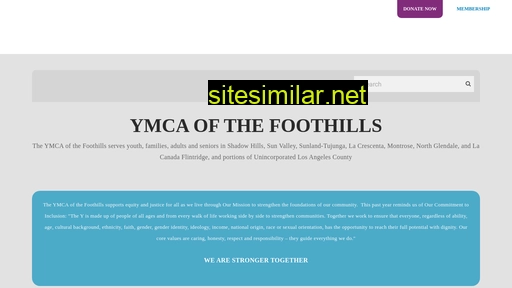 ymcafoothills.org alternative sites