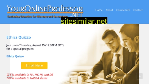 youronlineprofessor.org alternative sites