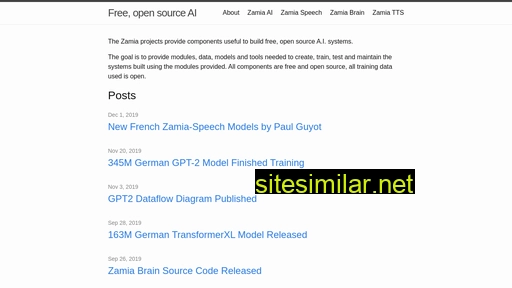 zamia-speech.org alternative sites