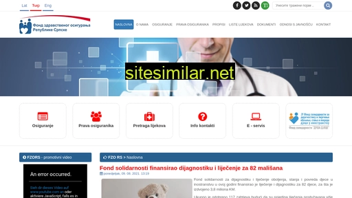 zdravstvo-srpske.org alternative sites