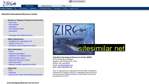zebrafish.org alternative sites