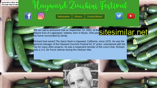 zucchinifest.org alternative sites