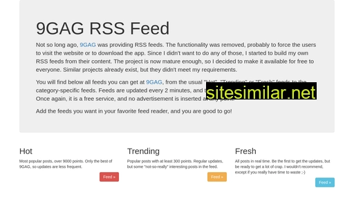 9gag-rss-feed.ovh alternative sites
