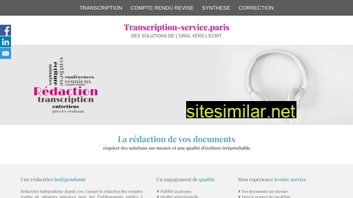 transcription-service.paris alternative sites
