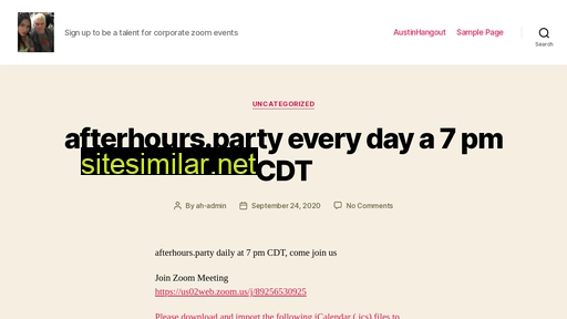 afterhours.party alternative sites