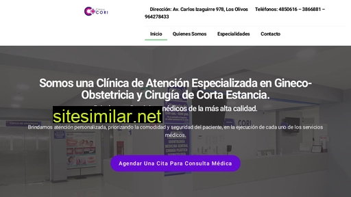 clinicacori.com.pe alternative sites