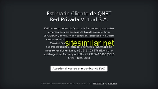 qnet.com.pe alternative sites