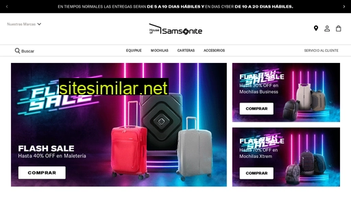 samsonite.com.pe alternative sites