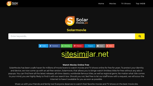 solarmovie.pe alternative sites