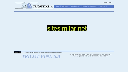 tricotfinesa.com.pe alternative sites