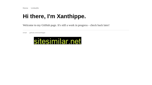 Xanthip similar sites