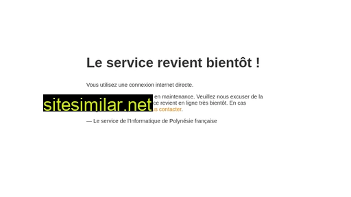 service-public.pf alternative sites