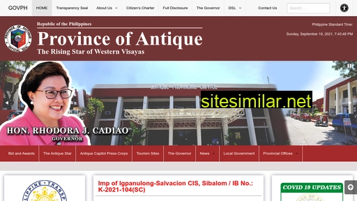 antique.gov.ph alternative sites