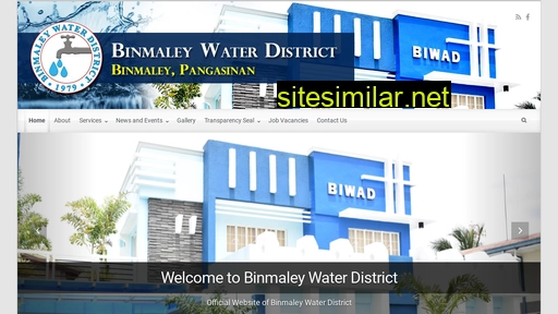 binmaleywaterdistrict.gov.ph alternative sites