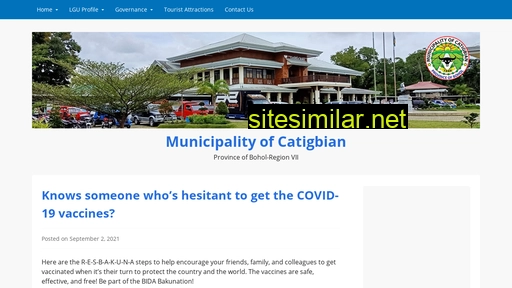 catigbian.gov.ph alternative sites