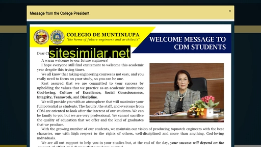 cdm.edu.ph alternative sites