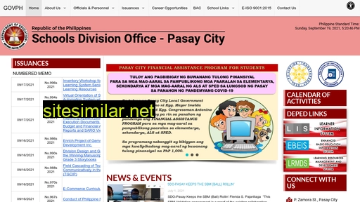 depedpasay.ph alternative sites