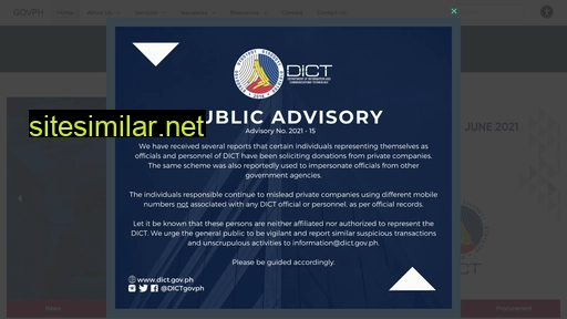 dict.gov.ph alternative sites