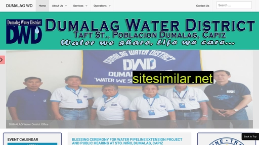 dumalagwaterdistrict.gov.ph alternative sites
