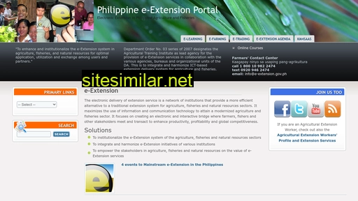 e-extension.gov.ph alternative sites