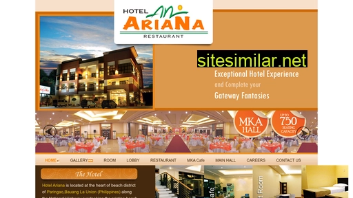 hotelariana.com.ph alternative sites