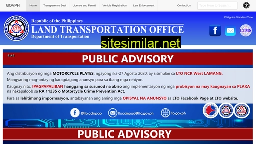 lto.gov.ph alternative sites