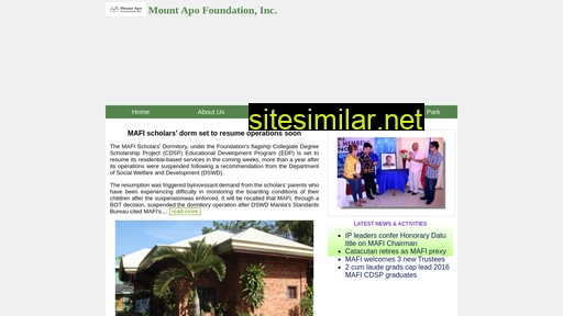 mafi.org.ph alternative sites